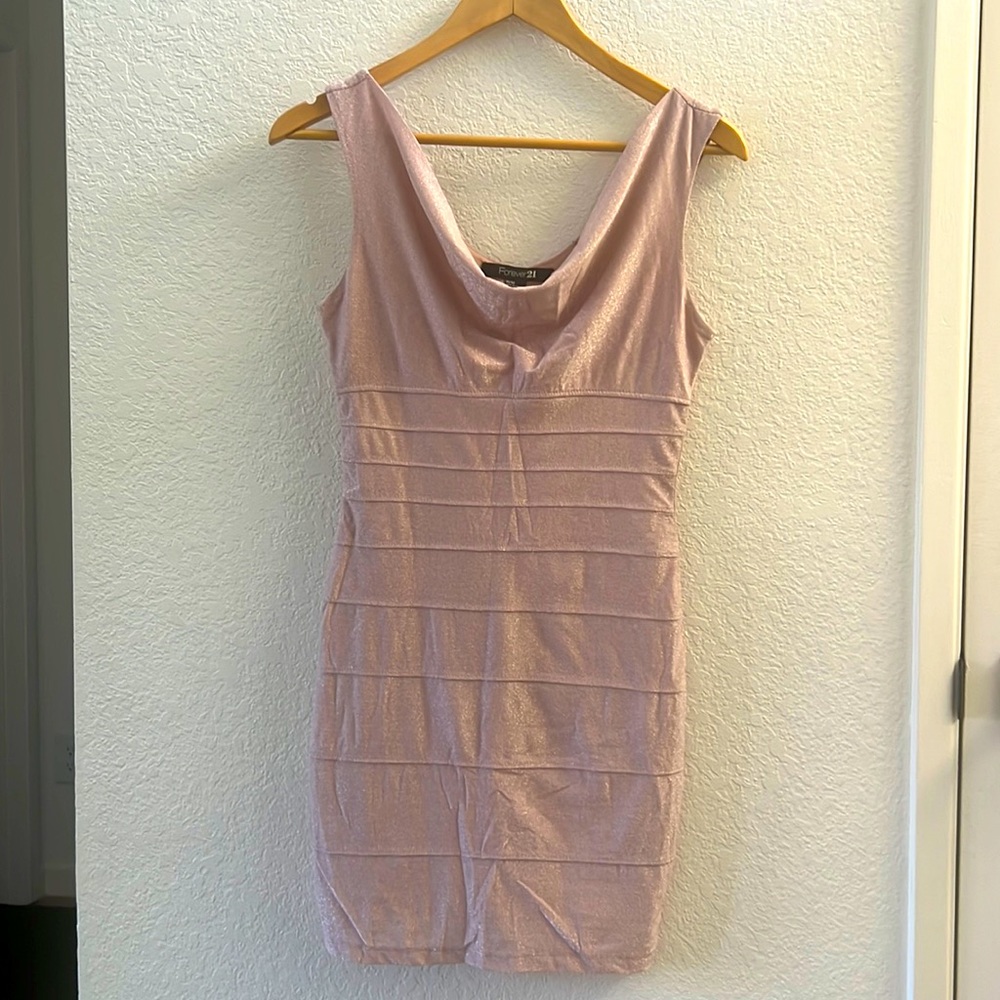 Forever 21 (M) RoseGold dress